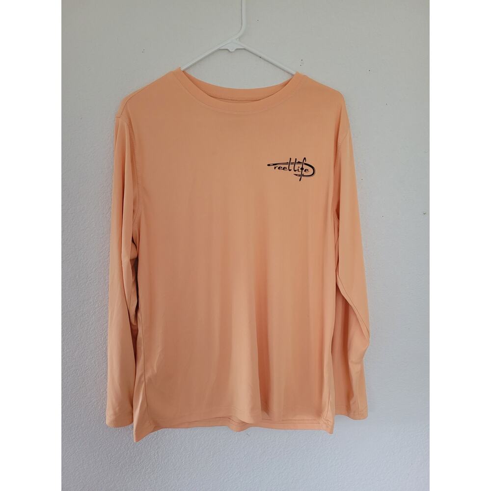 Reel Life‎ American Flag Fishing UV Protectant Shirt - Size Medium #8